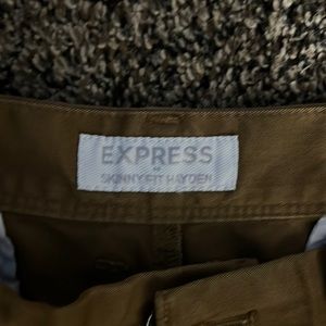Express Mens Pants 33-32 Brown